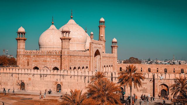 The Beautiful and old Mosque of Pakistan Badshahi Mosque, Lahore, Pakistan