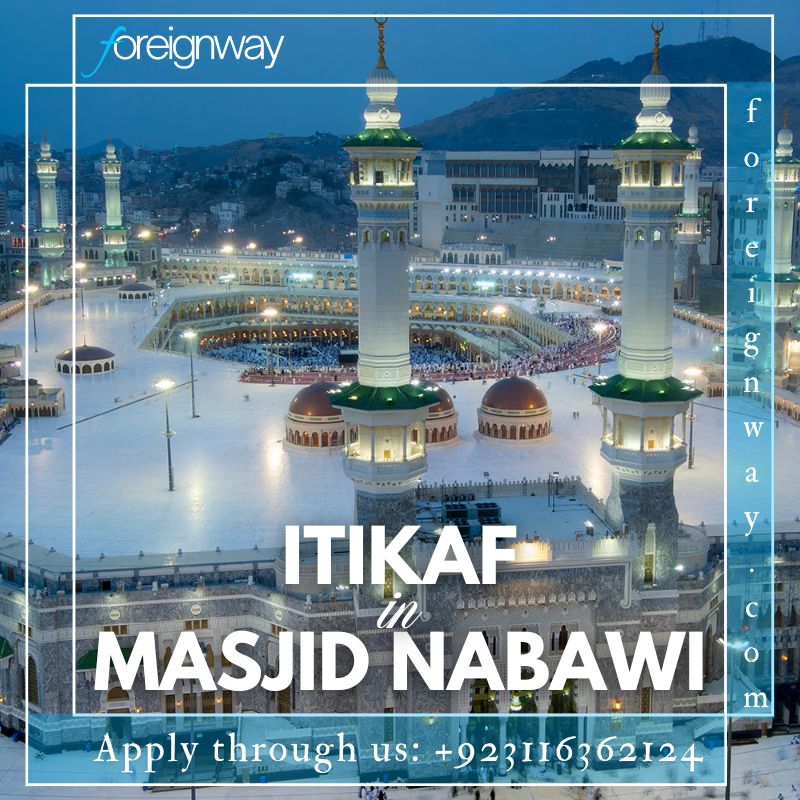 Itikaf in Masjid Nabawi Apply Through us